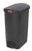 Garbage Rubbermaid Slim Jim 50L narrow black