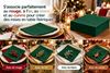 190112 - Paper napkins, 38x38 cm, fir green, pack of 40