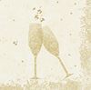 Dunisoft party cream 40x40 towel