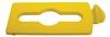 Recyclable waste cover mixed yellow