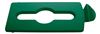 Recyclable waste cover mixed green