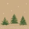 Dunisoft Christmas Trees Towel 40x40