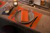 Placemat sun orange organic dunicel 30x40