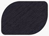 Dunicel organic black Stucco placemat 28x38