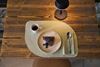 Dunicel organic pistachio green Stucco placemat 28x38