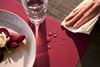 Duni burgundy silicone placemats 30 x 45 cm pack of 6