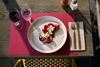 Duni burgundy silicone placemats 30 x 45 cm pack of 6