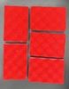 HACCP sponge red set of 5