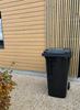 240L grey 2-wheeled rubbish container