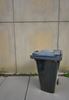 240L grey 2-wheeled rubbish container