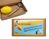 Provendi soap dish with soap lemon screw