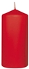 Red round candles 100X50 mm Duni