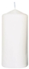 White cylindrical candle Duni 100X50 mm package of 60
