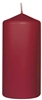 Duni 20 hour round burgundy candles