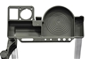 Aluminum ladder with handrail XL type 4 steps