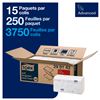 Towel hands Tork advanced white Ecolabel folding V parcel of 3750