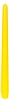 Antique yellow candle Duni les 100