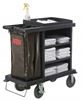 Compact hotel floor trolley