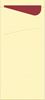 Sacchetto Duni cream cutlery pouch