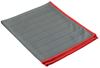 Carbon microfibre cloth 40x50cm grey/red