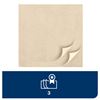 477583 - Tork ivory paper napkin 39x39 3 ply package of 1200