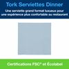 Tork paper towel 39x39 2 ply blue sky package of 1800