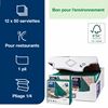 Non-woven towel Tork Linstyle green oak 50