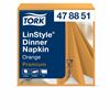 Non woven towel Tork Linstyle dinner orange 50