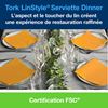 Non woven towel Tork Linstyle dinner orange 50