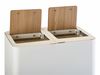 Venus Signature Matte White Recycling Bin 2x40L
