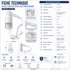 506201 - Hotel hair dryer with razor socket 1200 W