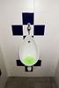Mint scented urinal grid