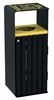 Artri Alu calibrated 110L recycling bin for packaging