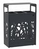 Cybel 3x60L anthracite recycling bin with rectangular openings