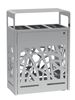 Cybel Extreme 3x60L stainless steel recycling bin