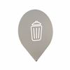 Trinox grey bin sign for other waste