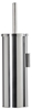 Wall-mounted or free-standing stainless steel toilet brush holder Rossignol