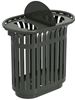 Outdoor Tulip Totem Recycling Bin + Lids 2x60L Olive Green