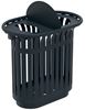 Outdoor Tulip Totem Recycling Bin + Lids 2x60L Anthracite