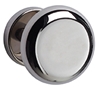 Patere 1 round chrome head
