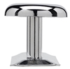 Patere 2 round chrome head