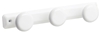 Patere 3 tete round white