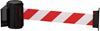 51893 - Red and white retractable wall barrier