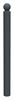 Ball post 76mm anthracite