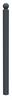 Ball post 76mm anthracite