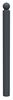 Ball post 90mm anthracite
