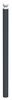 White ball post 76mm anthracite