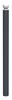 White ball post 90mm anthracite