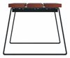 Bench to fix wood and anthracite