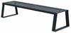 Anthracite metal bench 